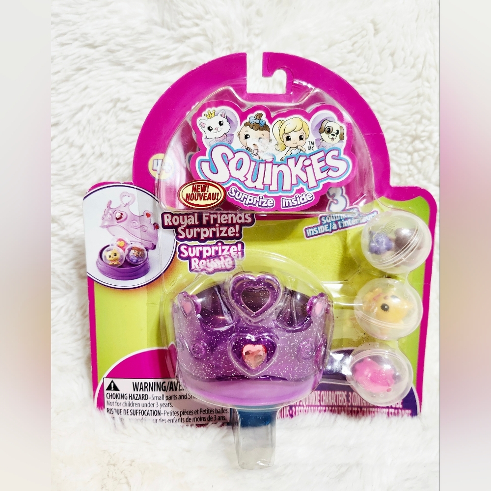 SQUINKIES SURPRIZE Inside, Royal Friends Surprise New Collectible 2010 Princess